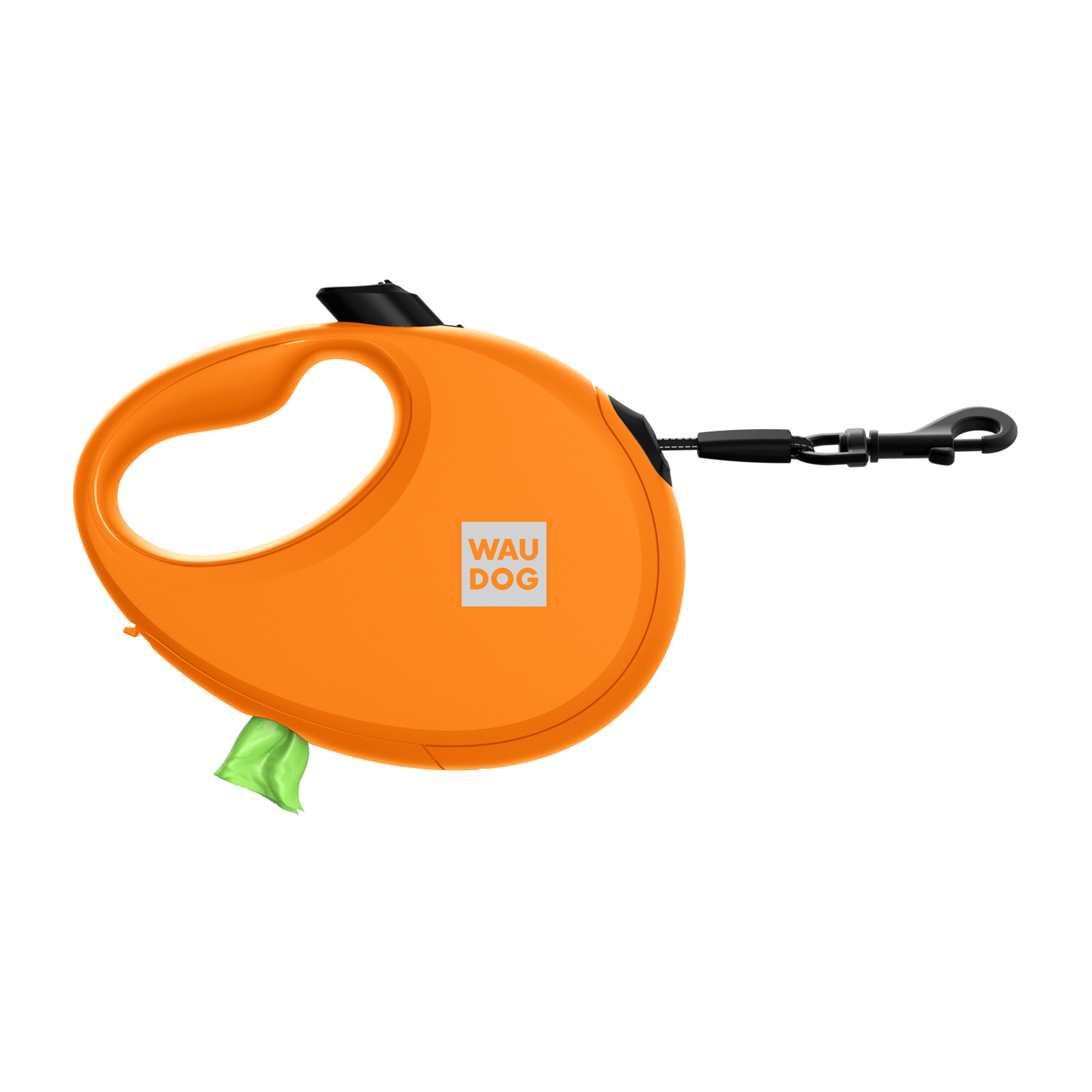 Поводок для собак WAUDOG R-leash с контейнером для пакетов L до 40 кг 5 м оранжевый (26294) изображение 2