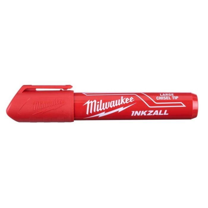 Маркер Milwaukee для стройплощадки INKZALL, крупный (L), красный (4932471556) изображение 2