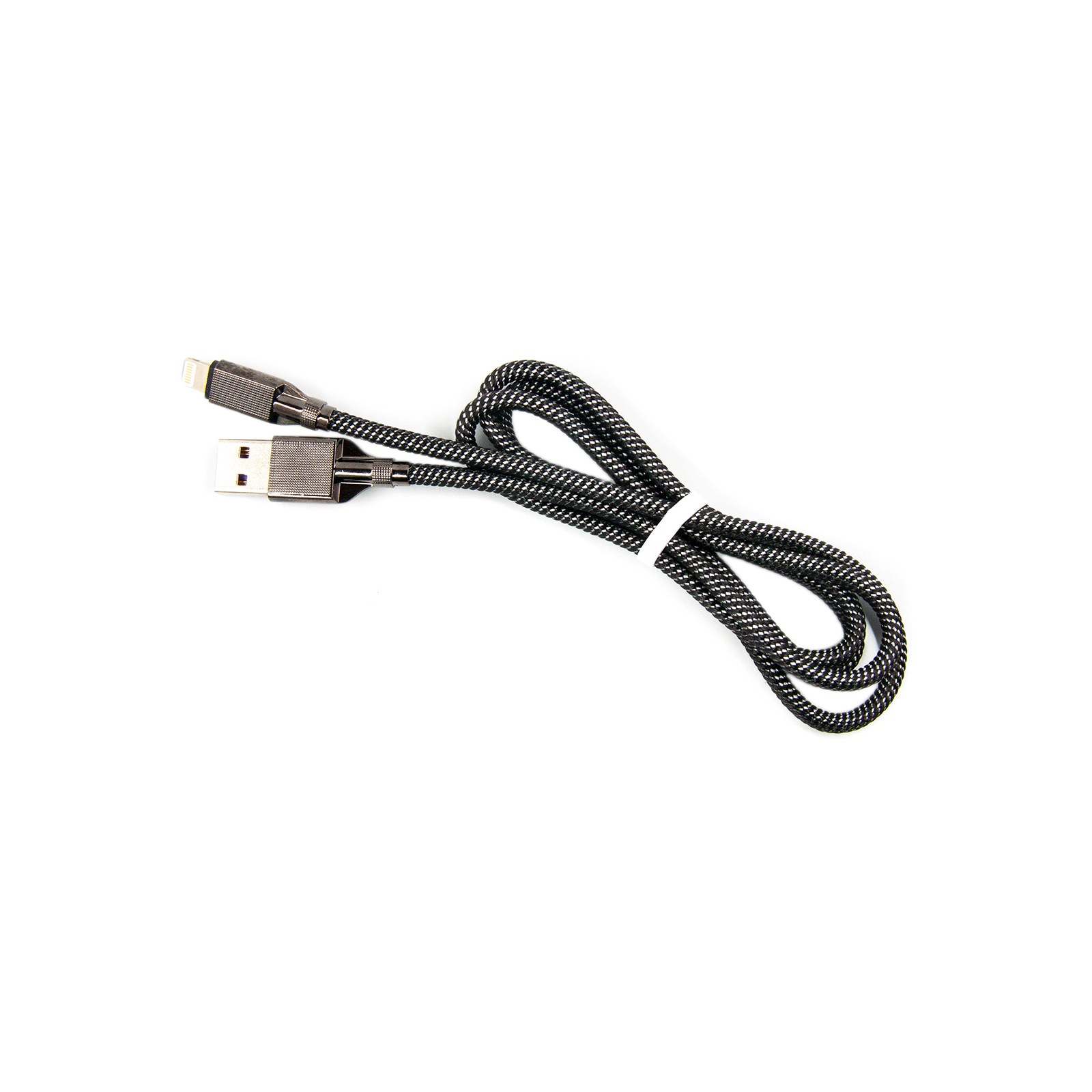 Дата кабель USB 3.0 AM to Lightning 1.0m 4A black Dengos (NTK-L-KPR-USB3-BLACK) зображення 3