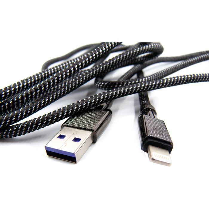 Дата кабель USB 3.0 AM to Lightning 1.0m 4A black Dengos (NTK-L-KPR-USB3-BLACK) зображення 4