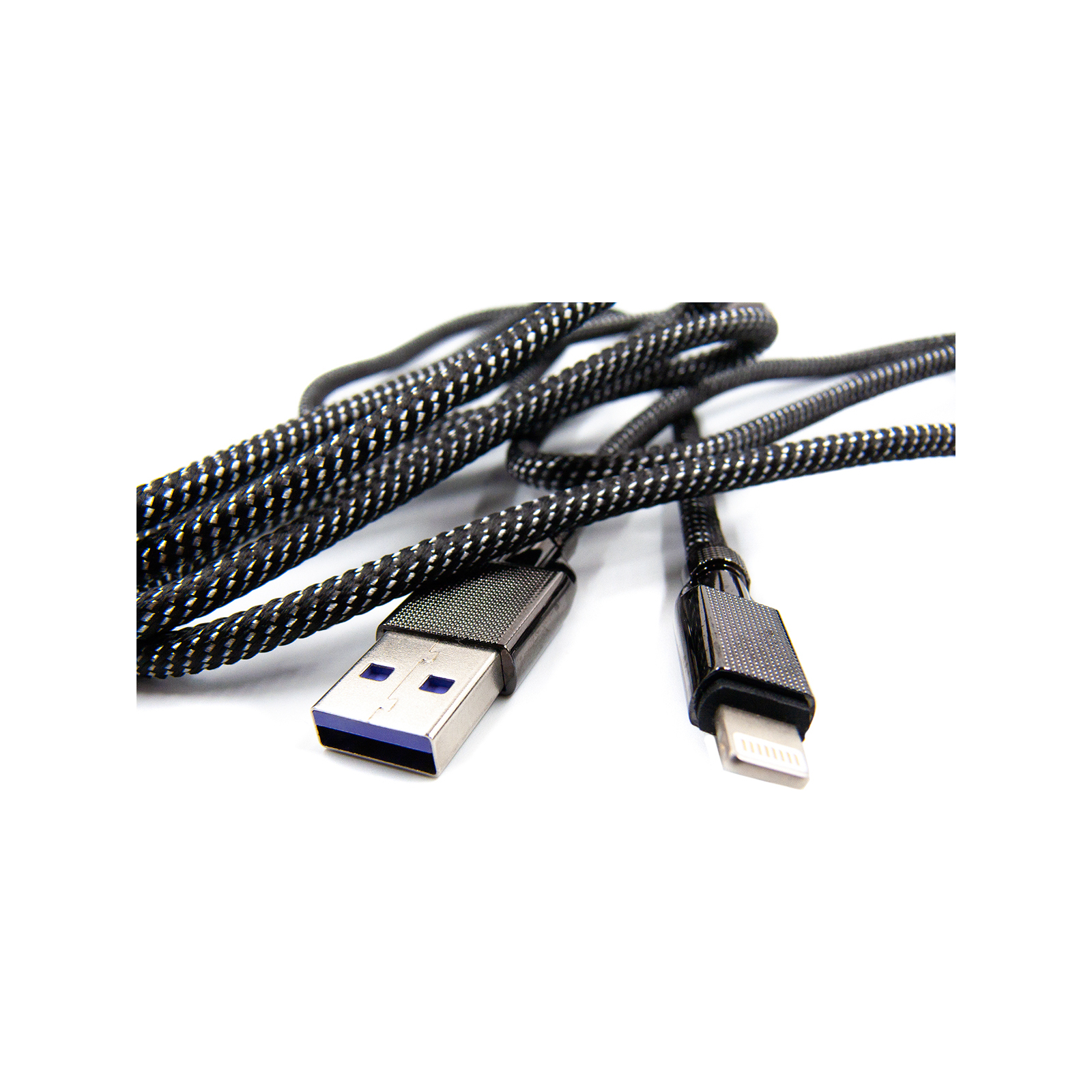 Дата кабель USB 3.0 AM to Lightning 1.0m 4A black Dengos (NTK-L-KPR-USB3-BLACK) зображення 4