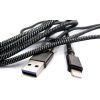 Дата кабель USB 3.0 AM to Lightning 1.0m 4A black Dengos (NTK-L-KPR-USB3-BLACK) зображення 4
