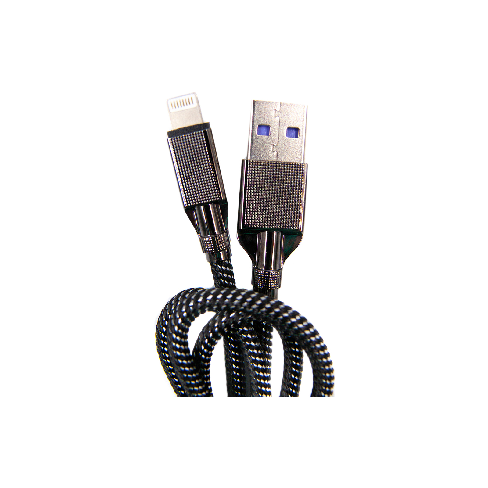 Дата кабель USB 3.0 AM to Lightning 1.0m 4A black Dengos (NTK-L-KPR-USB3-BLACK)