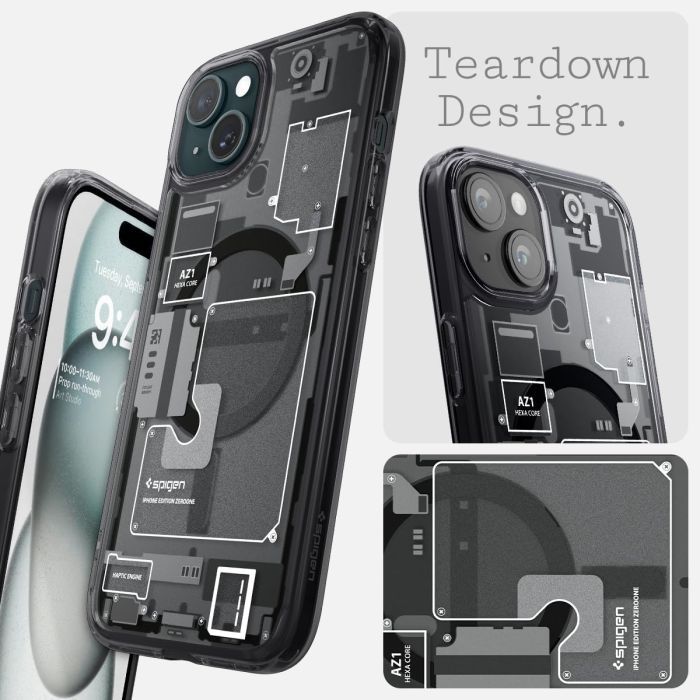 Чехол для мобильного телефона Spigen Apple iPhone 15 Ultra Hybrid MagFit Zero One (ACS06806) изображение 6
