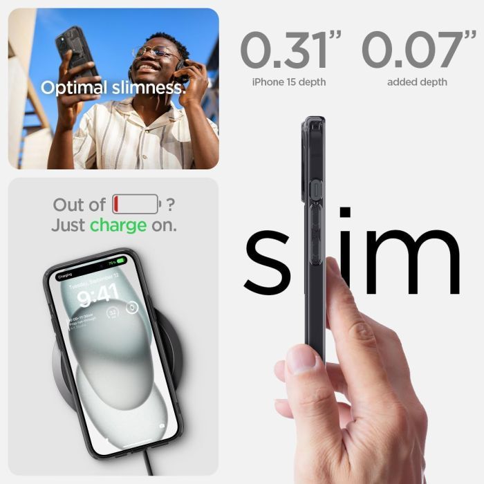 Чехол для мобильного телефона Spigen Apple iPhone 15 Ultra Hybrid MagFit Zero One (ACS06806) изображение 9