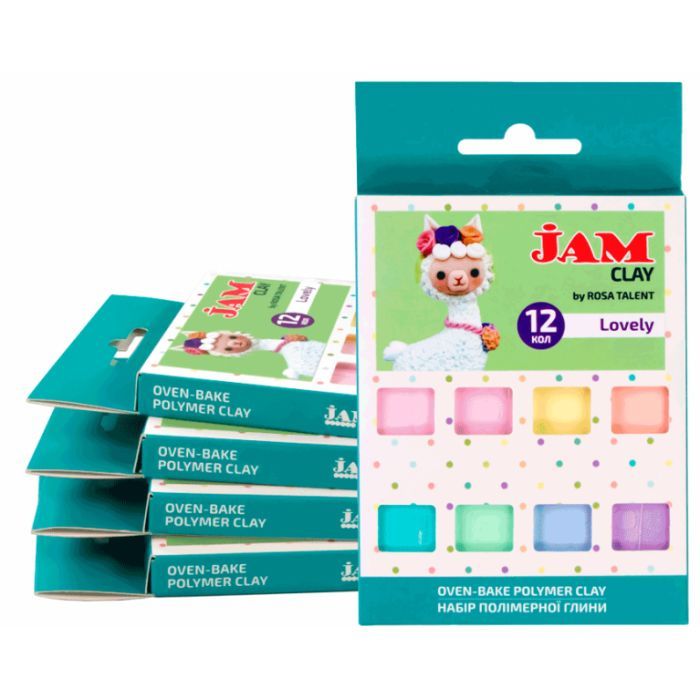 Пластика Jam Clay Rosa Talent Lovely 12 шт х 20 г (4823098528739) зображення 2