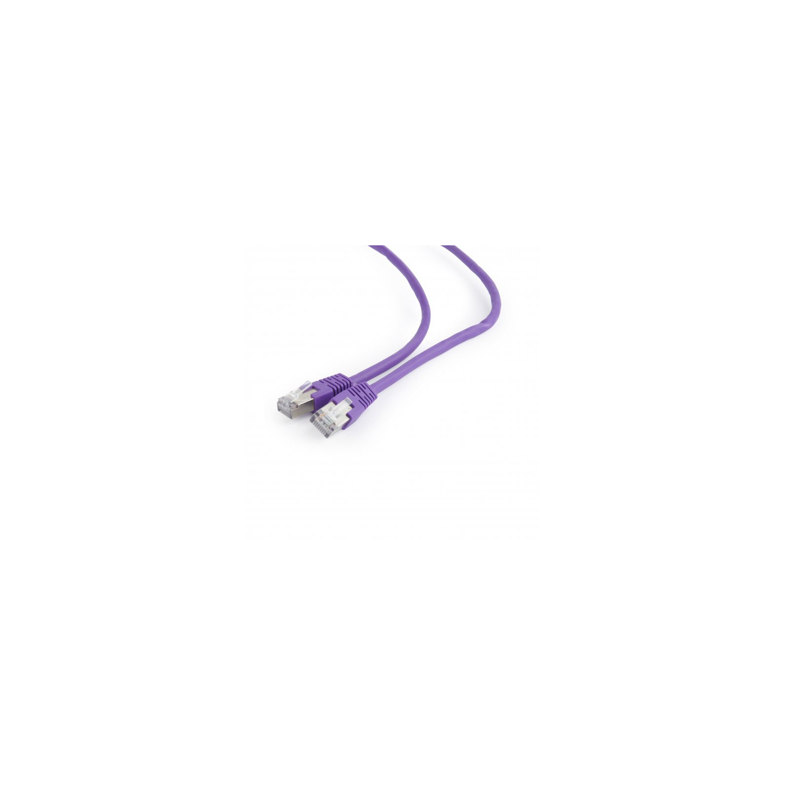 Патч-корд 0.5м FTP cat 6 CCA violet Cablexpert (PP6-0.5M/V) зображення 2