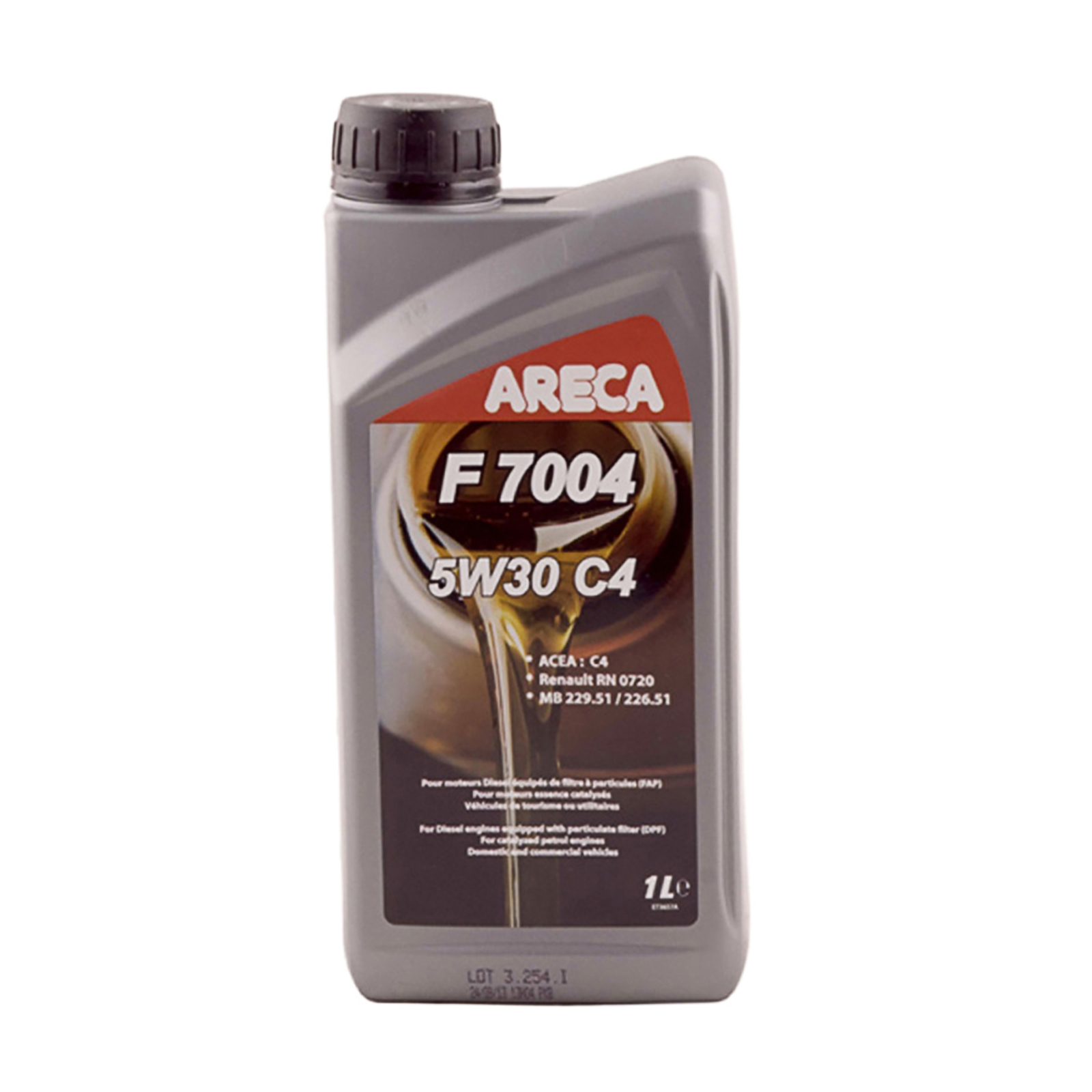 Моторное масло Areca F7004 5W-30 C4 1л (50894)