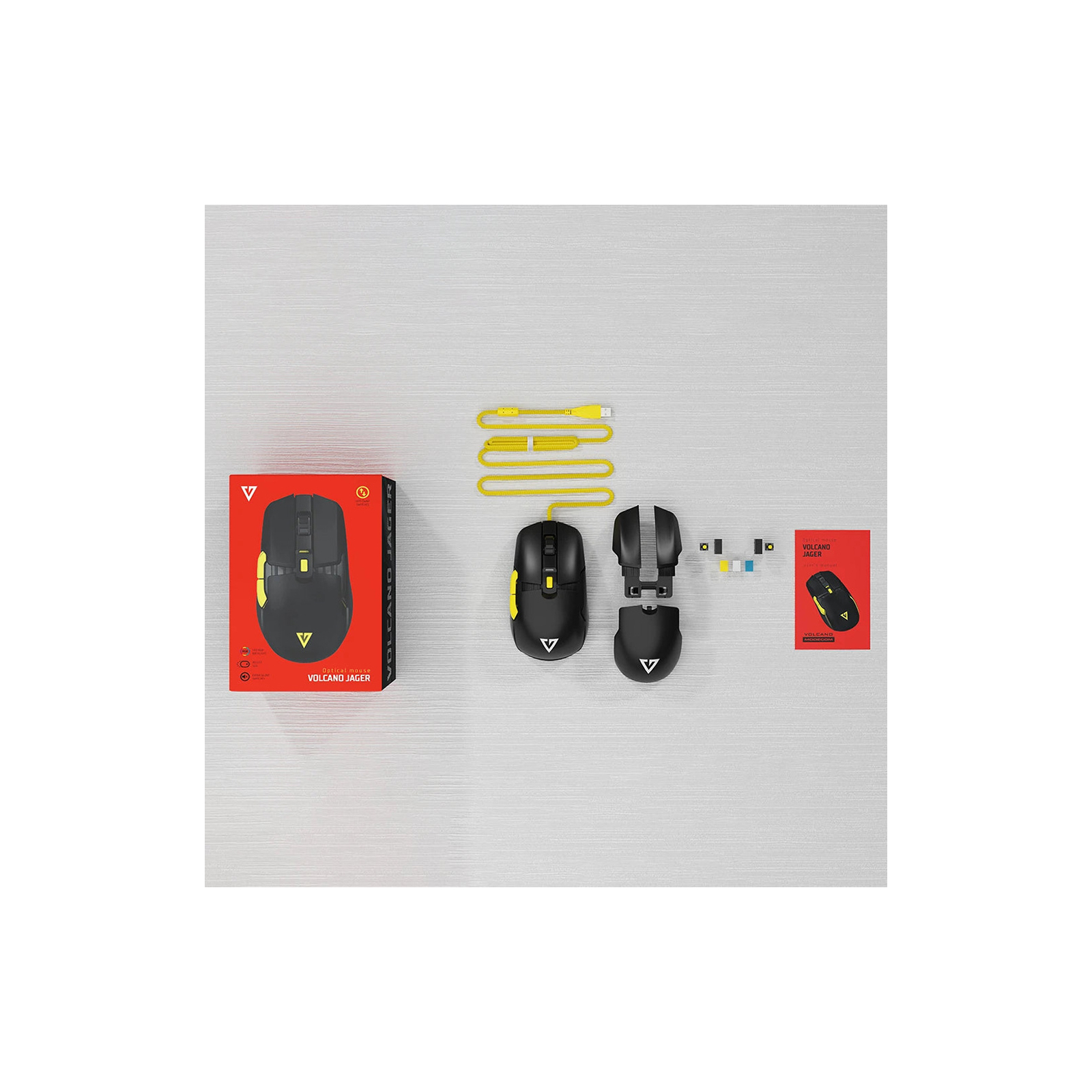 Мышка Modecom Jager Volcano RGB Hot-Swap Custom USB Black (M-MC-JAGER-100) изображение 11