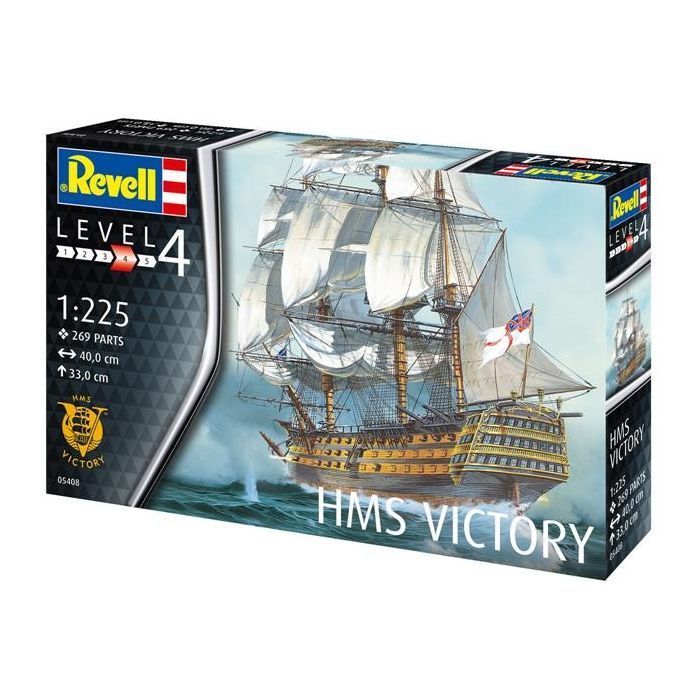 Сборная модель Revell Корабль Его Величества "Победа" уровень 4 масштаб 1:225 (RVL-05408)