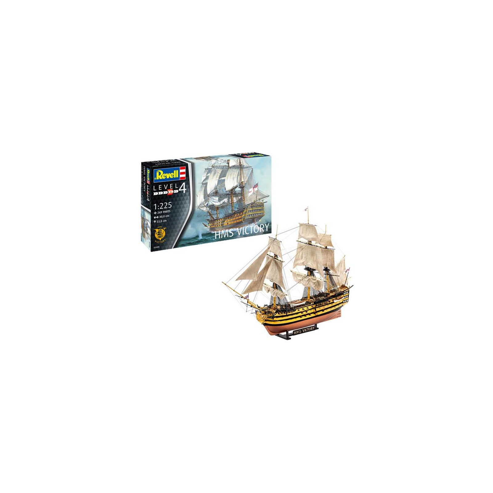 Сборная модель Revell Корабль Его Величества "Победа" уровень 4 масштаб 1:225 (RVL-05408) изображение 2