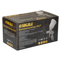 Краскопульт Sigma HVLP 1.8мм (хром) верхний бак, (пласт) (6812141) изображение 8