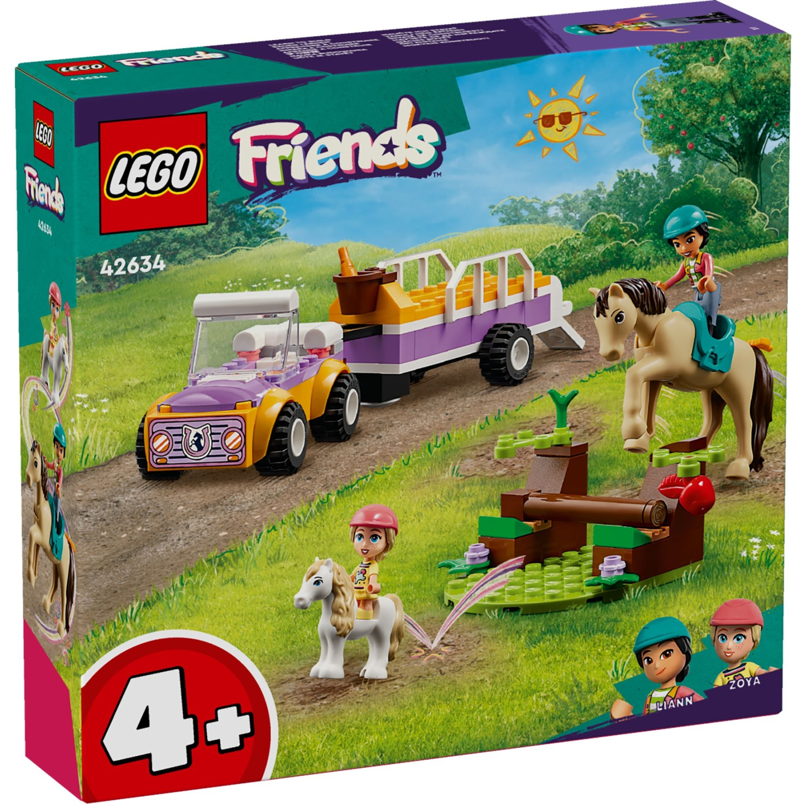 Конструктор LEGO Friends Прицеп для лошади и пони 105 деталей (42634)