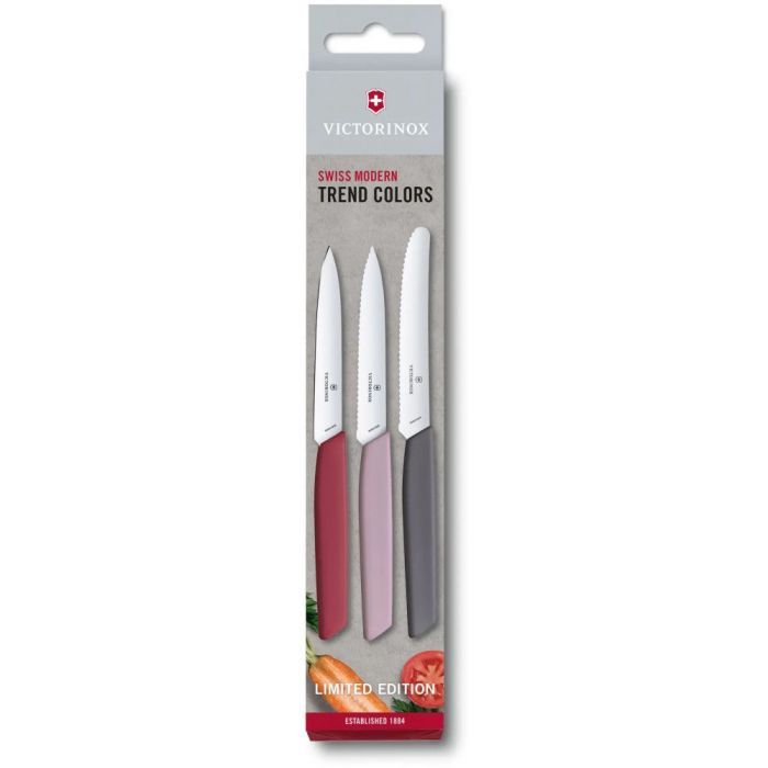 Набор ножей Victorinox Swiss Modern Paring Set 3 шт Flower (6.9096.3L2)