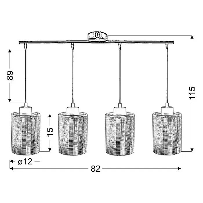 Люстра Candellux NOCTURNO (34-57723) изображение 2