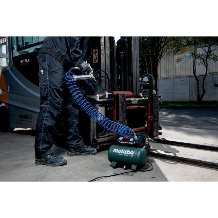 Компрессор Metabo BASIC 160-6 W OF безмасляный, 900Вт, 6л, 160л/мин, 8бар. (601501000) изображение 6