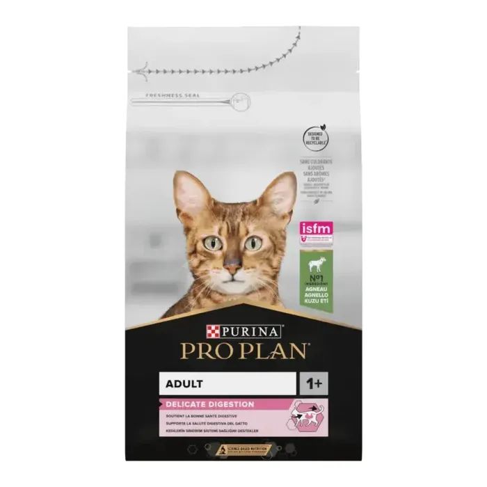 Сухий корм для кішок Purina Pro Plan Delicate Adult зі смаком ягняти 1.5 кг (7613035846685)