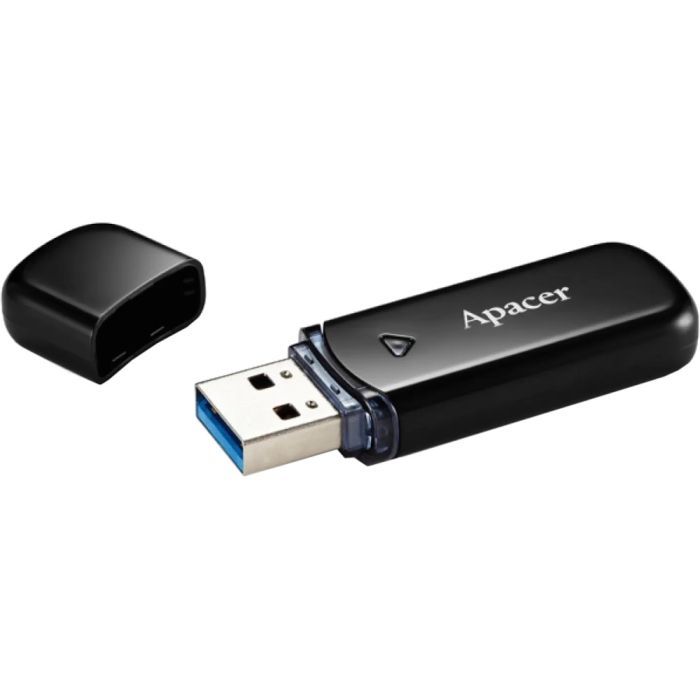 USB флеш накопитель Apacer 128GB AH355 Mysterious Black USB 3.2 (AP128GAH355B-1) изображение 3