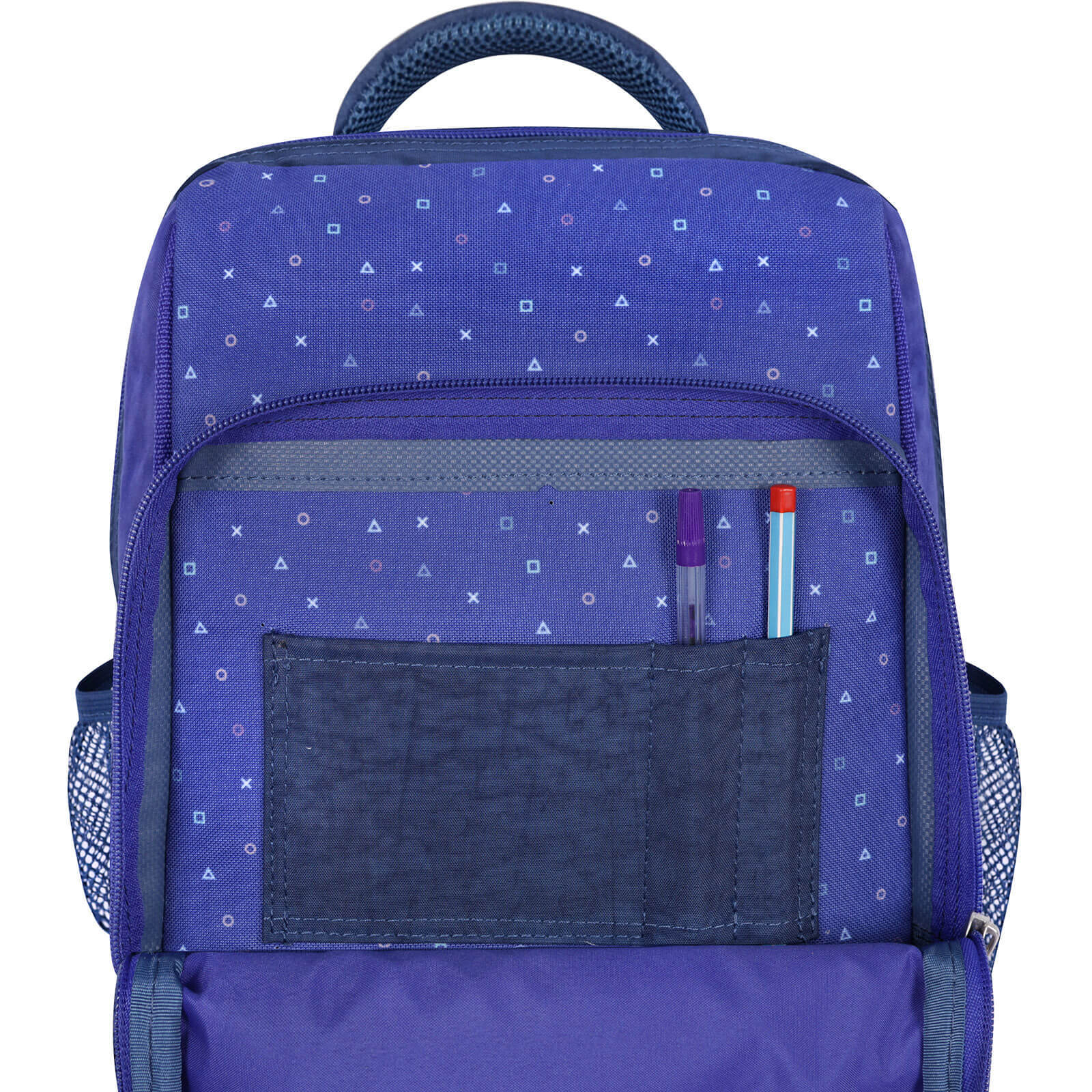 Рюкзак шкільний Bagland Школяр 8 л. синій 1092 (0012870) (688116620) зображення 3