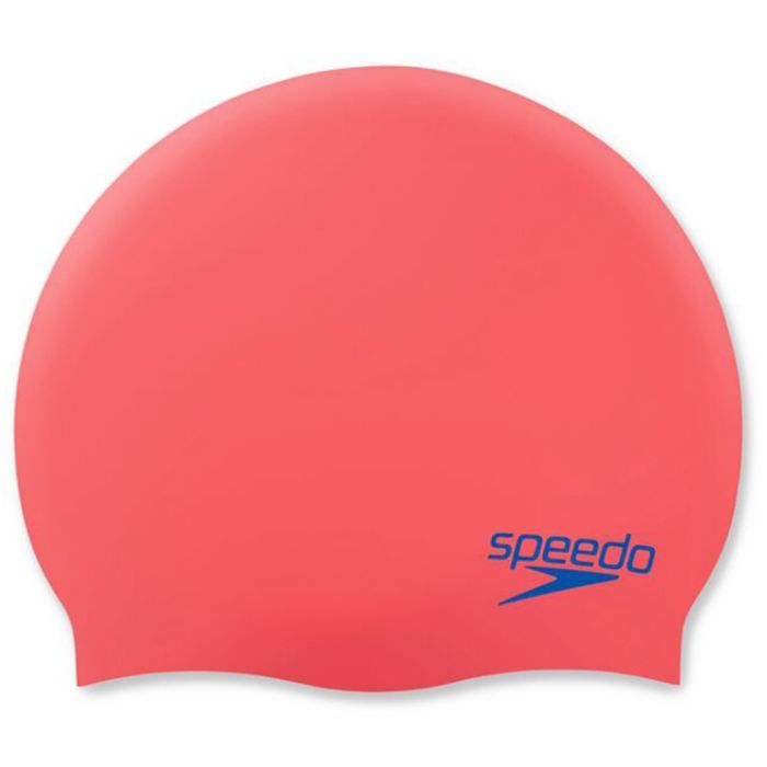 Шапка для плавания Speedo Plain Moud Silc Cap JU червоний, синій 8-70990H200 OSFM (5053744739953)