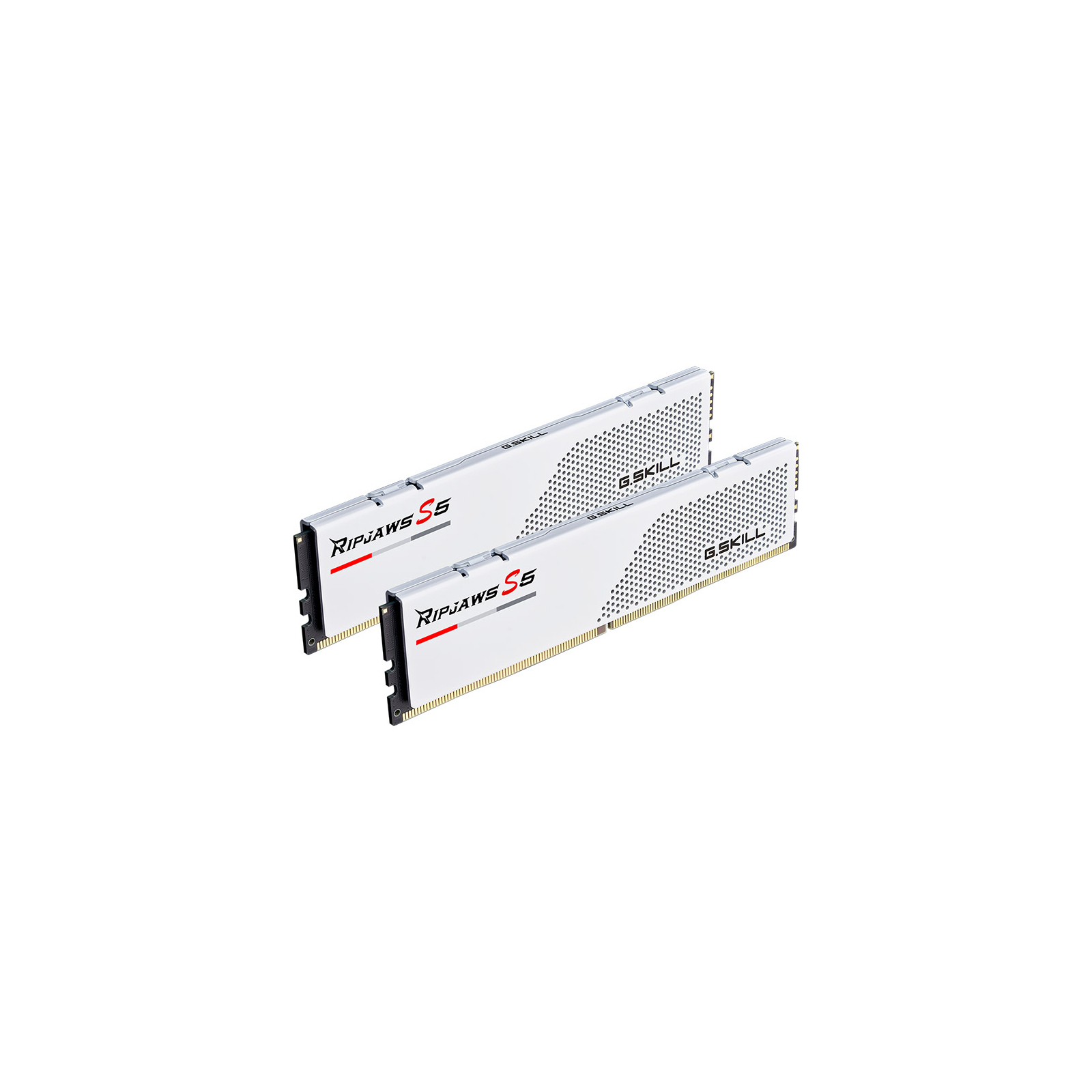 Модуль памяти для компьютера DDR5 32GB (2x16GB) 5600 MHz Ripjaws S5 White G.Skill (F5-5600J4040C16GX2-RS5W) изображение 2