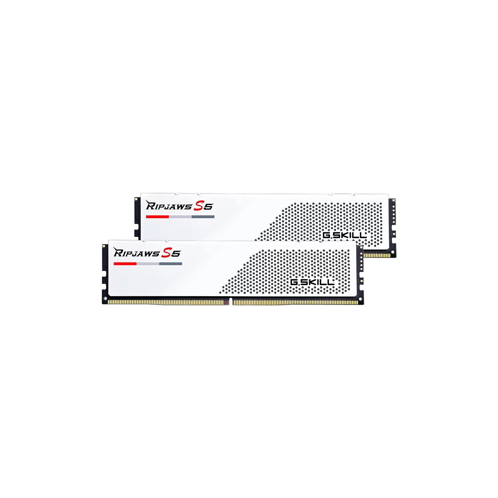 Модуль пам'яті для комп'ютера DDR5 32GB (2x16GB) 5600 MHz Ripjaws S5 White G.Skill (F5-5600J4040C16GX2-RS5W) зображення 3