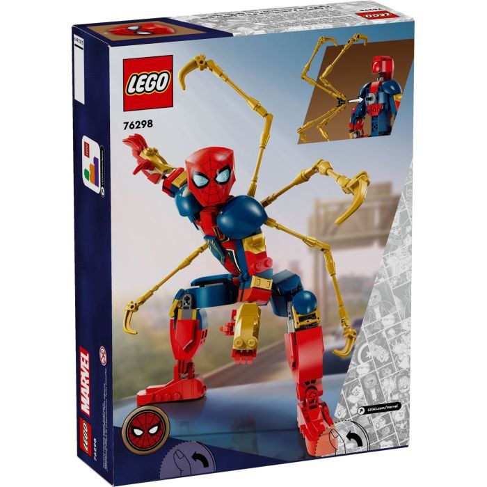 Конструктор LEGO Marvel Фигурка Железного Человека-Паука для сборки 303 детали (76298) изображение 5