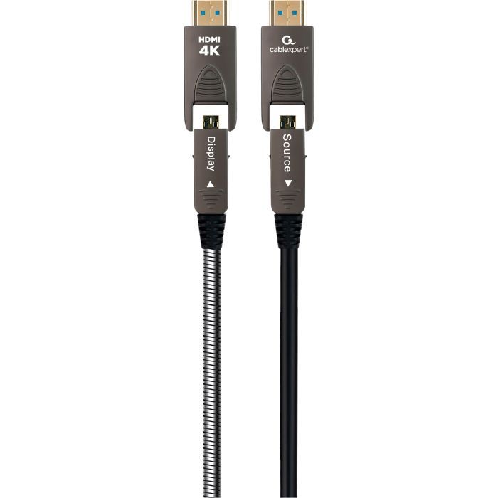Кабель мультимедійний HDMI M to HDMI M 10.0m V2.0 4K60Hz A/D to A/D AOC Cablexpert (CCAP-HDMIDD-AOC-10M)
