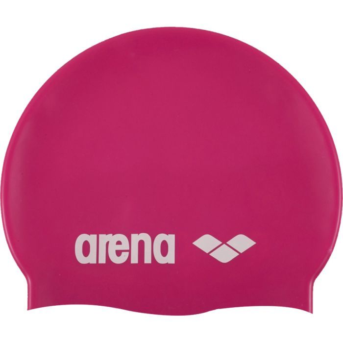 Шапка для плавання Arena Classic Silicone 91662-091 фуксія, білий Уні OSFM (3468333887458)