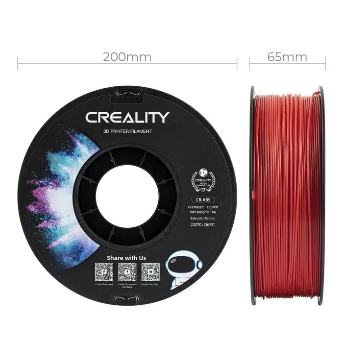 Пластик для 3D-принтера Creality ABS 1кг, 1.75мм, blue (3301020036) изображение 6