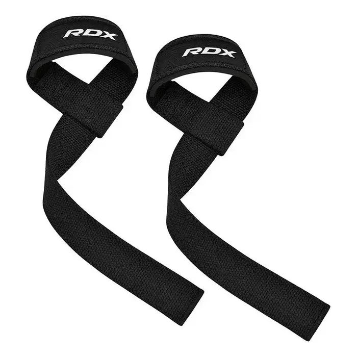 Кистьові лямки RDX W1 Gym Single Strap Black Plus (WAN-W1B+) зображення 2