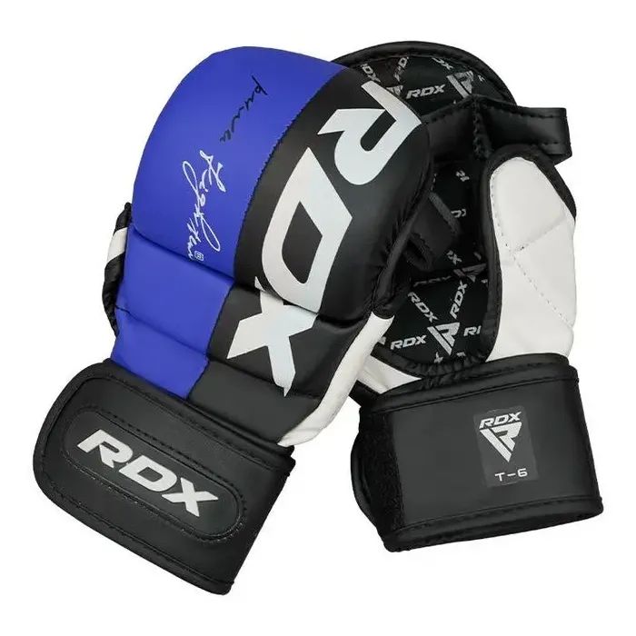 Перчатки для MMA RDX T6 Plus Rex Blue S (GGR-T6U-S+)