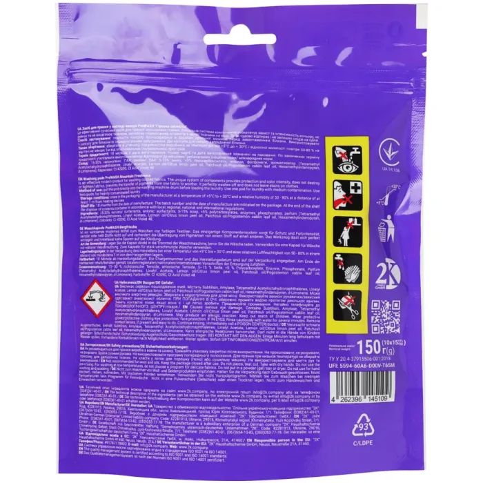 Капсули для прання Pro Wash Color Гірська свіжість 10 шт. (4823128002277) зображення 3