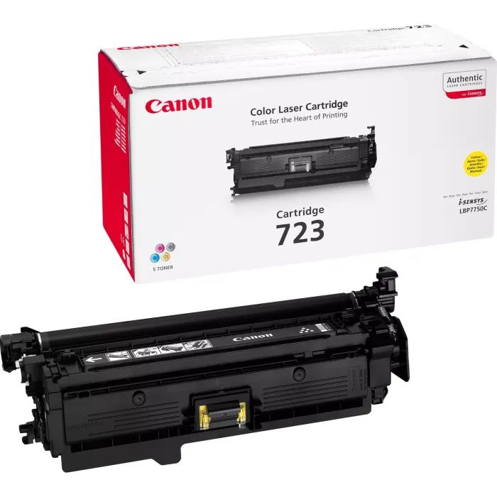 Картридж Canon 723 для LBP7750/LBP7750Cdn yellow (2641B002) изображение 3