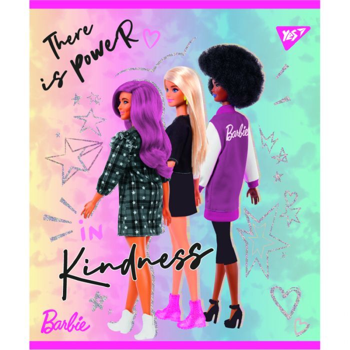 Тетрадь Yes А5 Barbie 18 листов клетка (766813) изображение 2