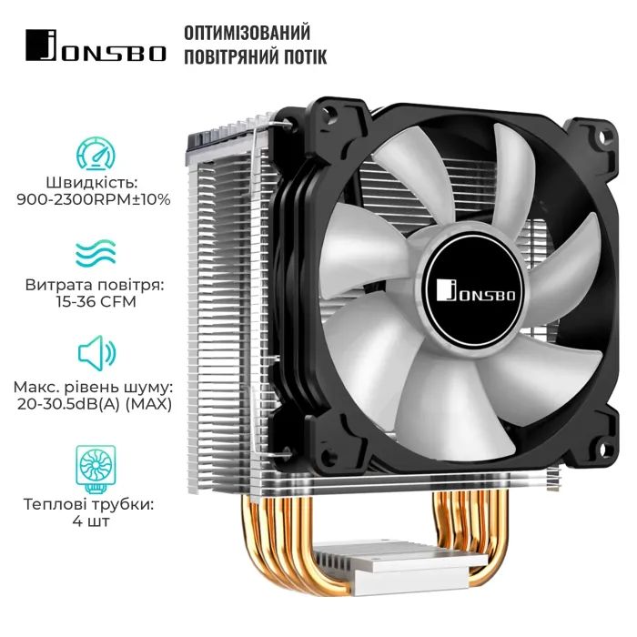 Кулер для процессора JONSBO CR-1400 black изображение 3