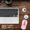 Мишка Promate Ken Wireless/Bluetooth Pink (ken.pink) зображення 5