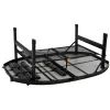 Туристичний стіл Bo-Camp Woodbine Oval 100x70 cm Black/Wood look (1404185) зображення 5