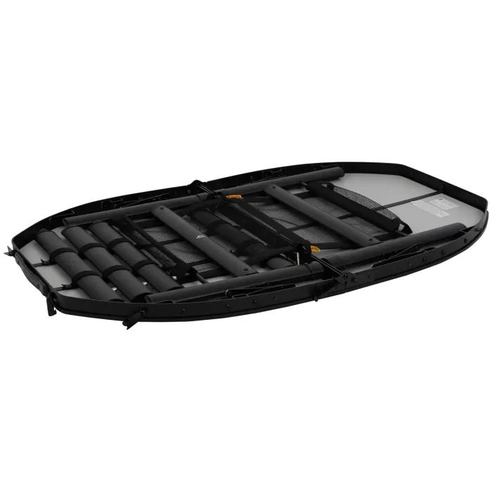 Туристичний стіл Bo-Camp Woodbine Oval 100x70 cm Black/Wood look (1404185) зображення 6