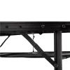 Туристичний стіл Bo-Camp Woodbine Oval 100x70 cm Black/Wood look (1404185) зображення 8