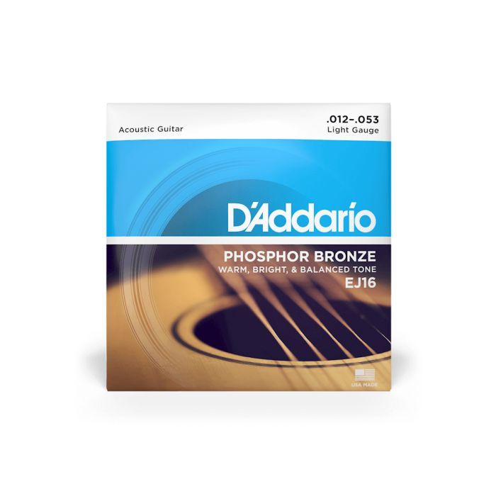 Струны для гитары D'Addario Phosphor Bronze Regular Light (12-53) (EJ16)