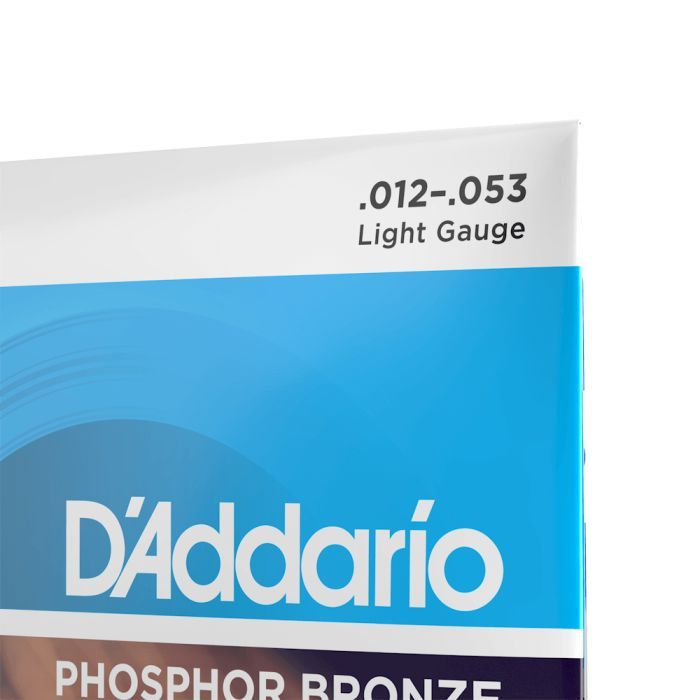 Струны для гитары D'Addario Phosphor Bronze Regular Light (12-53) (EJ16) изображение 4