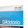 Струны для гитары D'Addario Phosphor Bronze Regular Light (12-53) (EJ16) изображение 4
