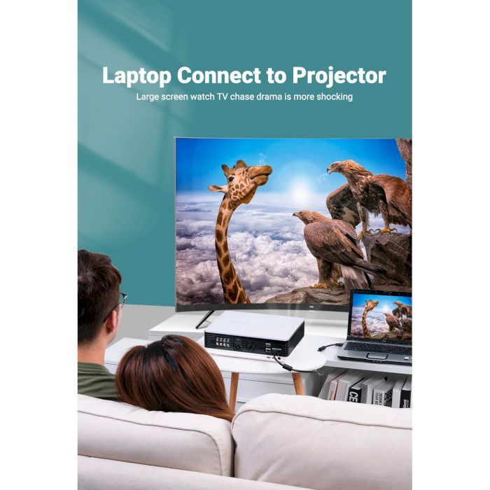 Кабель мультимедийный VGA M to VGA M 1.5m ferrite Vention (DAEBG) изображение 7