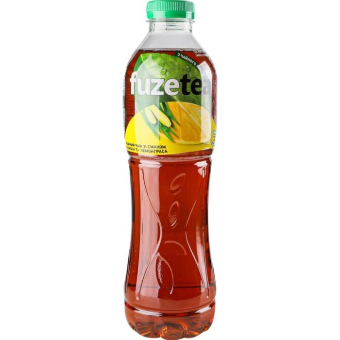 Напиток Fuzetea Чай холодный черный Со вкусом лимона и лемонграсса 1 л (5449000236241)