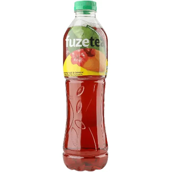 Напиток Fuzetea Чай холодный черный Со вкусом персика и гибискуса 1 л (5449000239990)