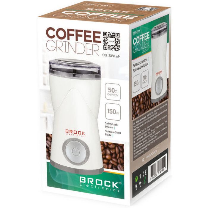 Кофемолка Brock CG 3050 WH изображение 2