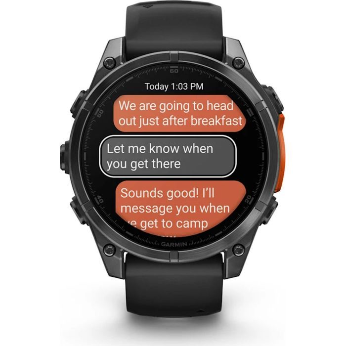 Смарт-часы Garmin fenix 8 47mm, AMOLED, Glass/SS, SlateGray Steel/Black, BlkBnd, GPS (010-02904-00) изображение 10