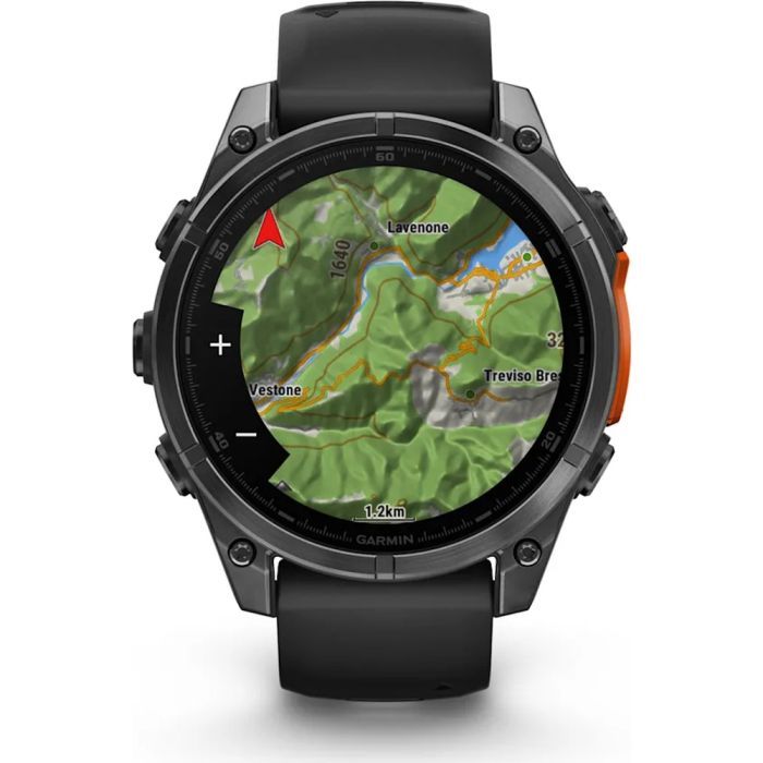Смарт-часы Garmin fenix 8 47mm, AMOLED, Glass/SS, SlateGray Steel/Black, BlkBnd, GPS (010-02904-00) изображение 2
