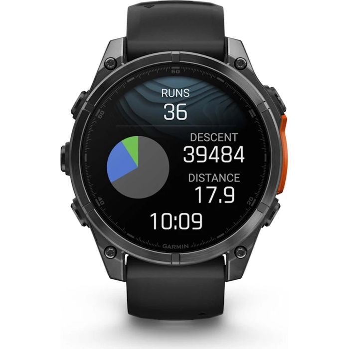 Смарт-часы Garmin fenix 8 47mm, AMOLED, Glass/SS, SlateGray Steel/Black, BlkBnd, GPS (010-02904-00) изображение 9